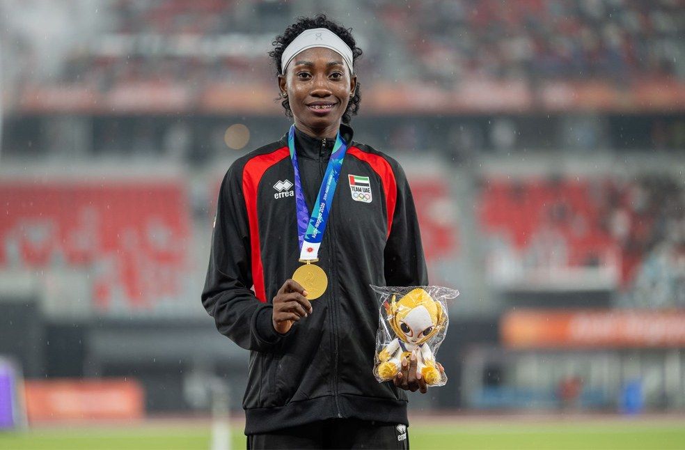 UAE athlete Mariam Kareem at the 2026 Asian Games