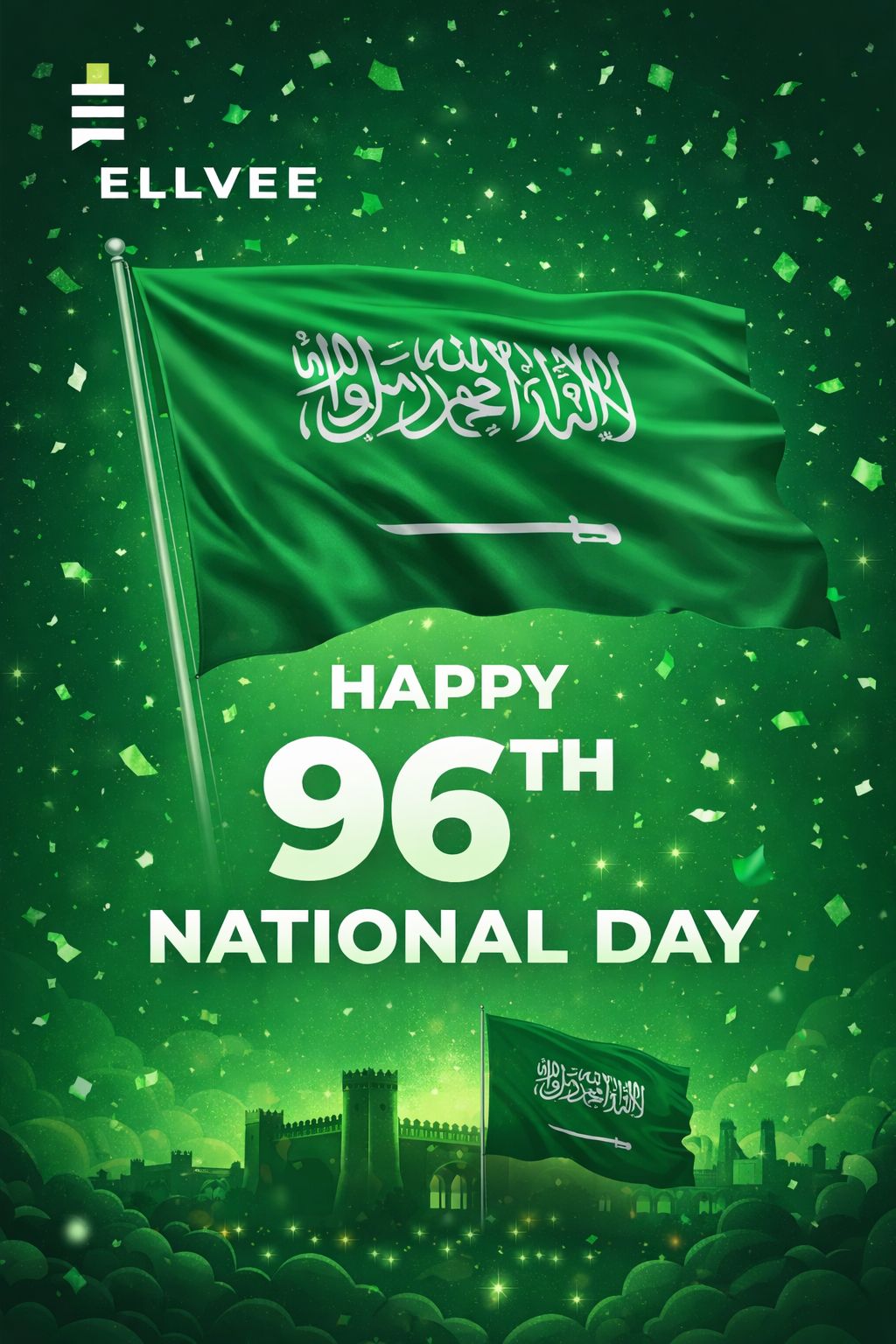 ELLVEE marks Saudi Arabia's 96th National Day